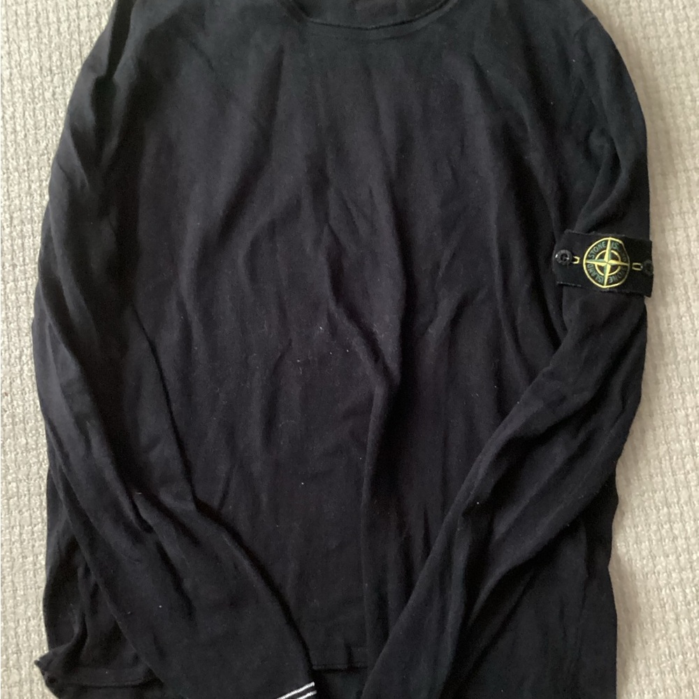Stone Island Black long sleeve shirt